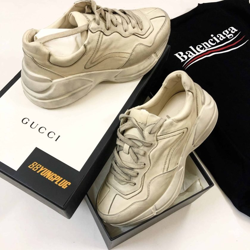 gucci-rhyton-distressed-leather-trainers