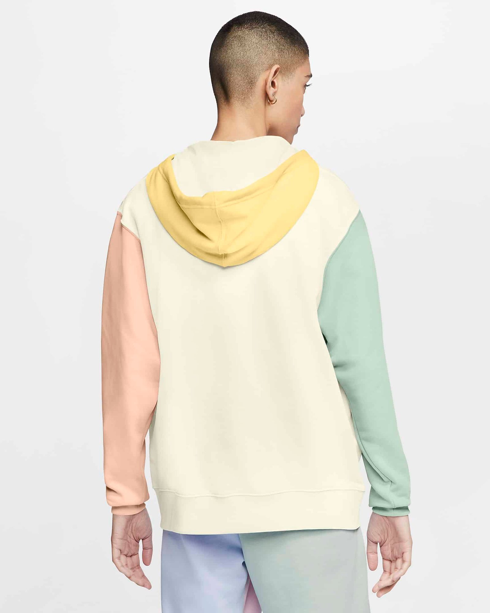 hoodie color block nike