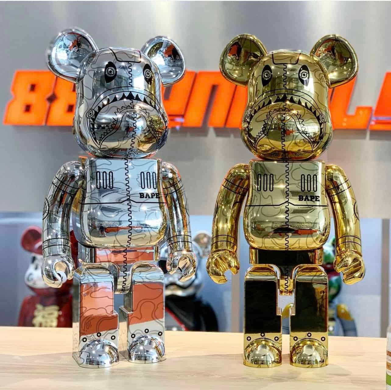 Medicom Toy Be@rbrick Bape x Hajime Sorayama Set 1000%