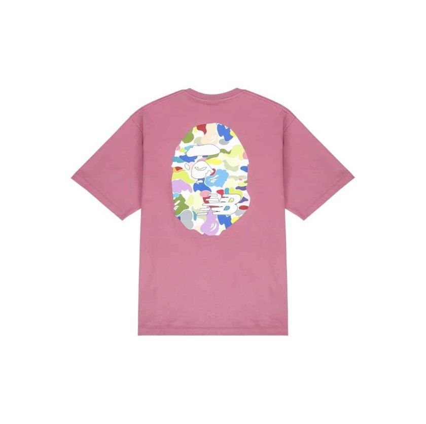 BAPE x New Balance Ape Head Relaxed Fit Tee ( Red )