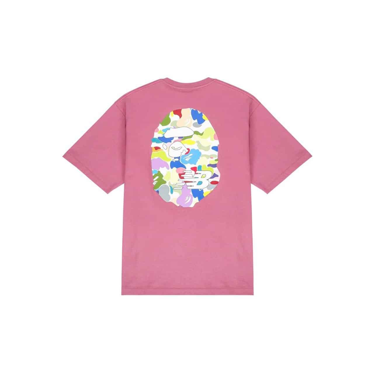BAPE x New Balance Ape Head Relaxed Fit Tee ( Red ) - 88YungPlug ...
