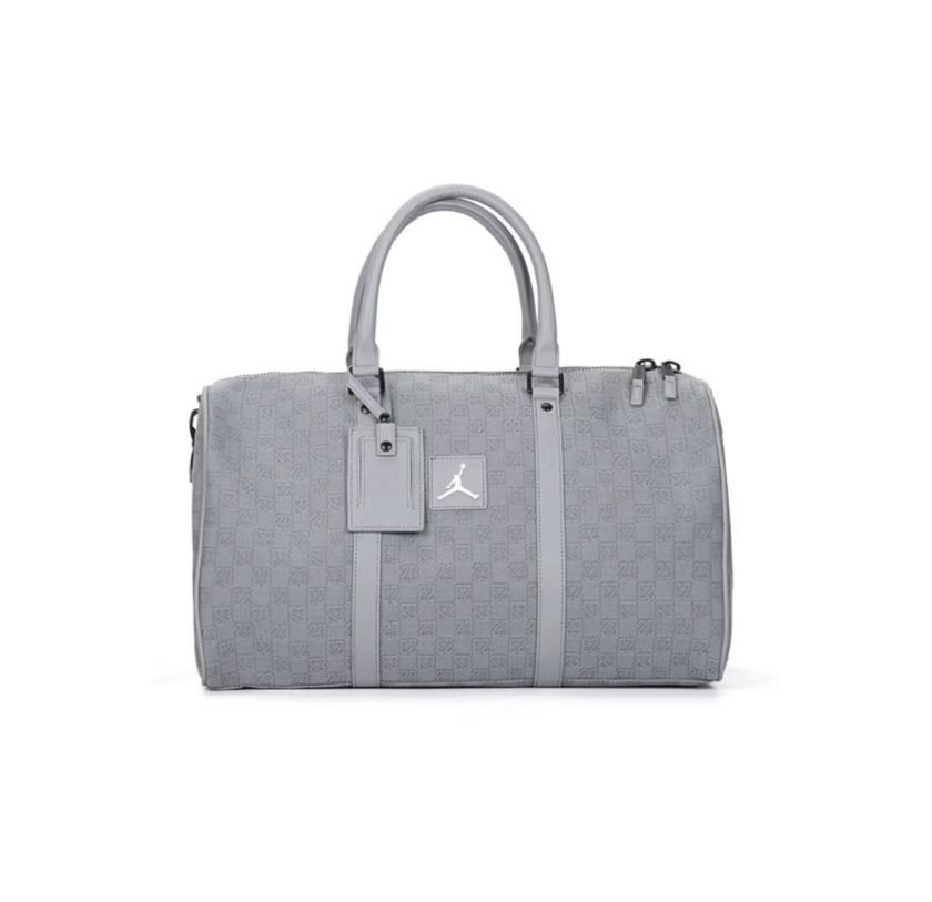 Jordan Monogram Duffle Bag Grey